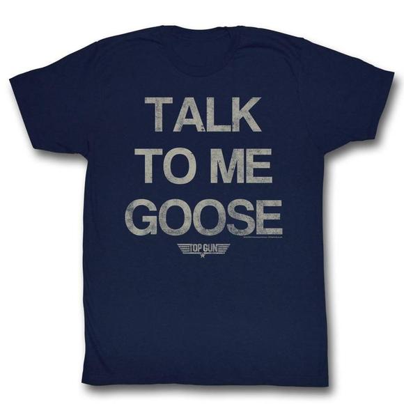 Other - Top Gun Talk Goose Navy Adult T-Shirt
